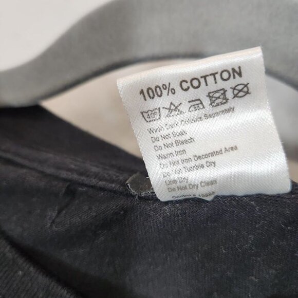 Boohoo‎ The Romantics Short Sleeve Crewneck Tee in Black - Size Medium - Picture 7 of 7